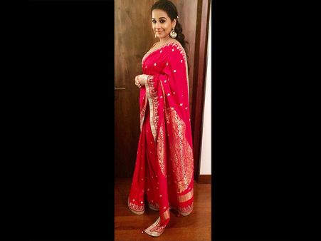Vidya Balan’s Pink Sari Vidya Balan’s Pink Sari