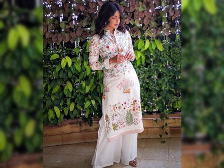 Priyanka Chopra Jonas’ Gulistan Kurta And Palazzo