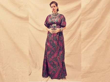 Kalki Koechlin In A Long Kaftan Dress