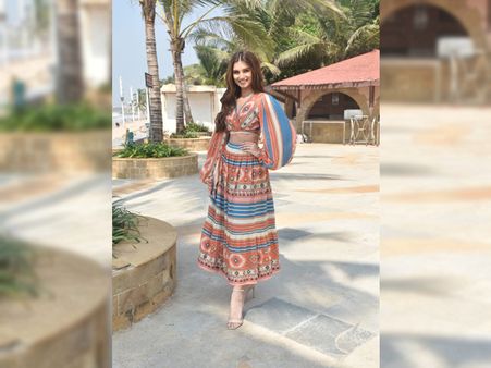 Tara Sutaria In Multi-hued Co-ords