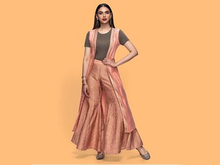 Aditi Rao Hydari In A Pink-Hued Gharara Set