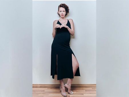 Kalki Koechlin In A Black Dress