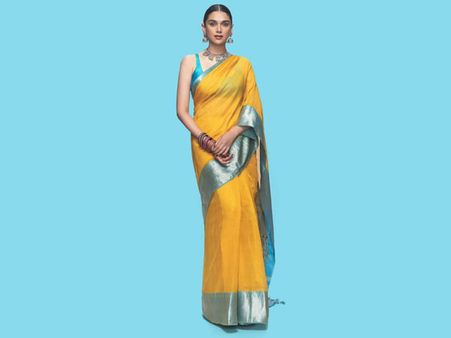 Aditi Rao Hydari In A Mustard Yellow Sari