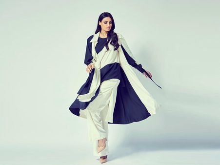 Athiya Shetty In A Striped Kurta And Shrug