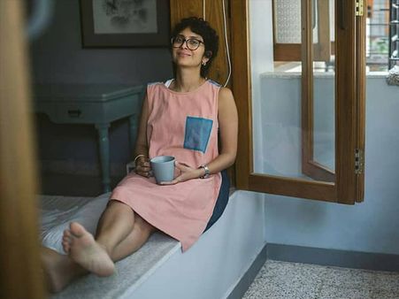 Kiran Rao In A Pink Midi Dress