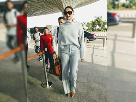 Deepika Padukone In An All-Grey Ensemble