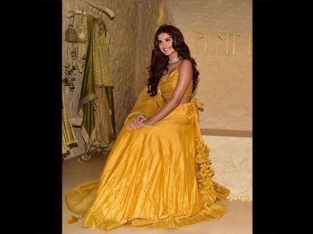 Tara Sutaria In A Yellow Lehenga 
