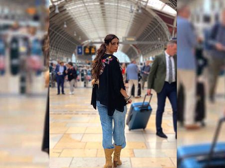 Tabu In Jeans-Top And Shrug