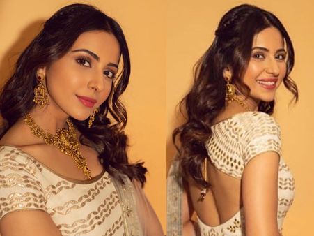 Rakul Preet Singh’s Half Updo