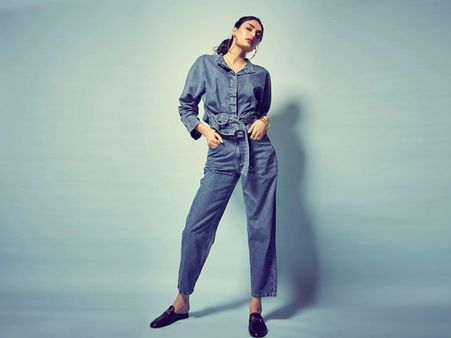 Athiya Shetty In A Denim-on-Denim Look