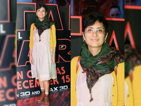 Kiran Rao In An Ivory Midi And Yellow Jacket