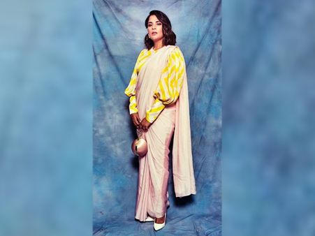 Richa Chadha In A Vibrant Sari