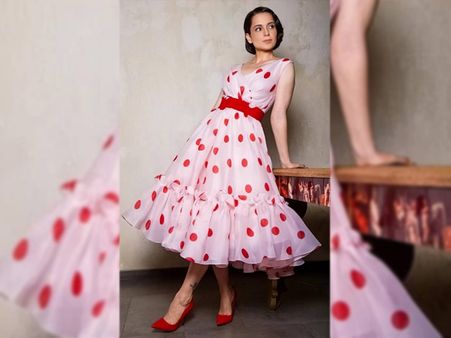 Kangana Ranaut's Polka-Dotted Dress