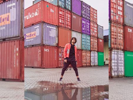 Vijay Deverakonda In A Red Jacket