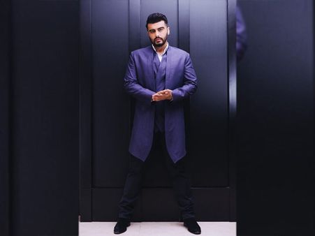 Arjun Kapoor In Multi-Layered Purple Ensemble