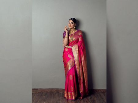 Regina Cassandra In A Kanchipuram Silk Sari