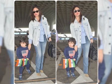 Taimur Ali Khan In An All-Blue Attire