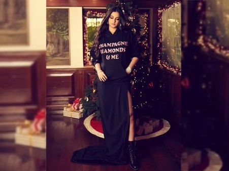 Rhea Kapoor In Black Separates Rhea Kapoor In Black Separates