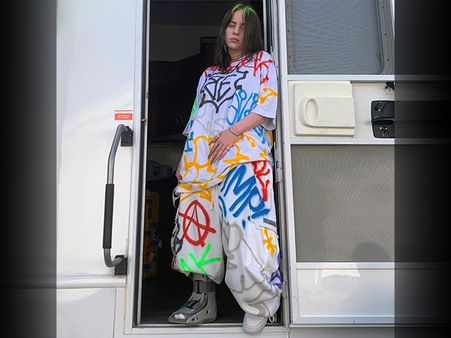 Billie Eilish's Colourful Outfit