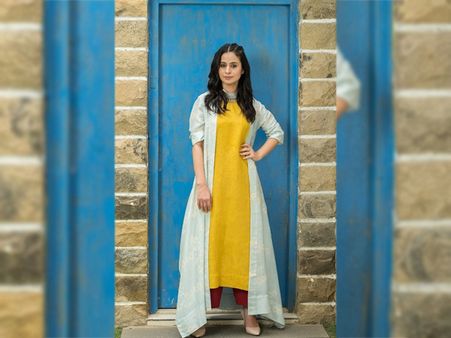 Rasika Dugal In A Colour-Blocked Outfit