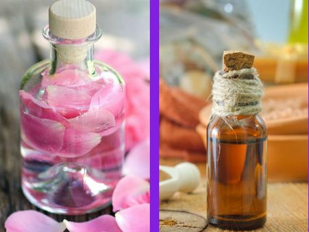 8. Glycerin and rose water
