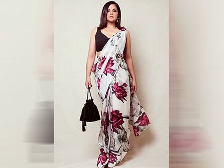 Richa Chadha's Sari For Vacations
