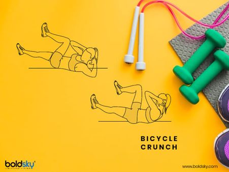  3. Bicycle Crunch