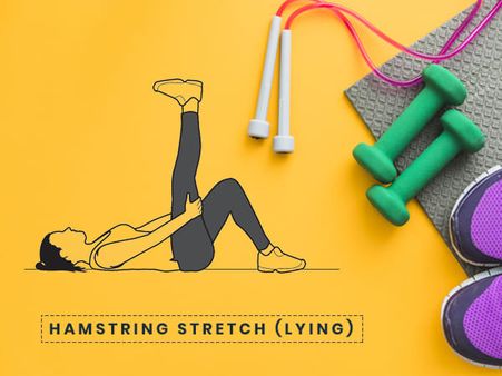 3. Hamstring stretch (Lying)