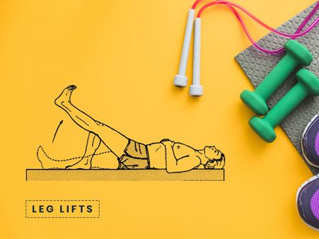 1. Leg Lifts or Leg Raise