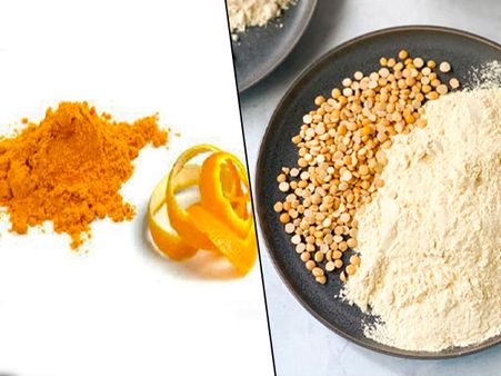 9. Orange Peel Powder And Gram Flour Scrub 9. Orange Peel Powder And Gram Flour Scrub