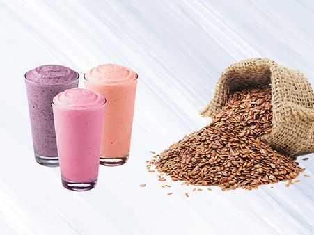 Flaxseed smoothies