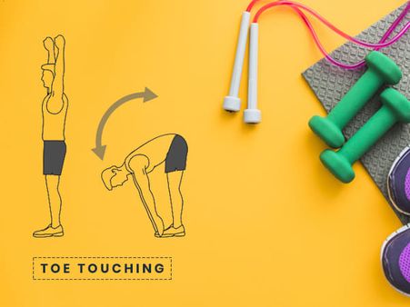 5. Toe touching