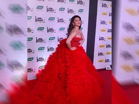 Urvashi Rautela In A Ball Gown