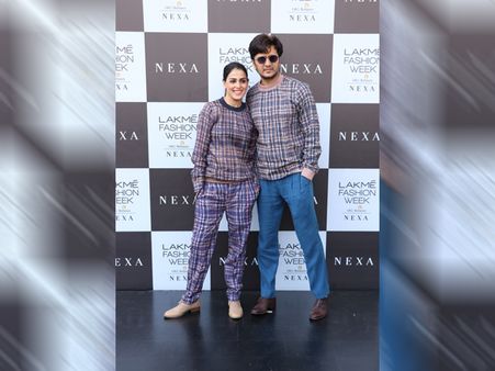 Riteish Deshmukh-Genelia Deshmukh In Checkered Outfits