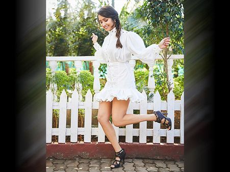 Shraddha Kapoor’s White Shirt And Ruffle Skirt