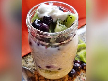 2. Overnight Oats With Dried Fruits