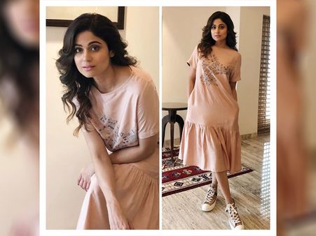 Shamita Shetty's Comfy Dress