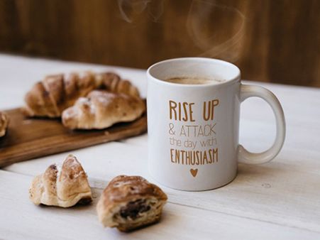 3. A Personalised Ceramic Coffee Mug