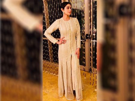 Sridevi's Festive Kalidaar Suit