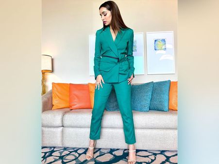 Shraddha Kapoor In A Green Pantsuit