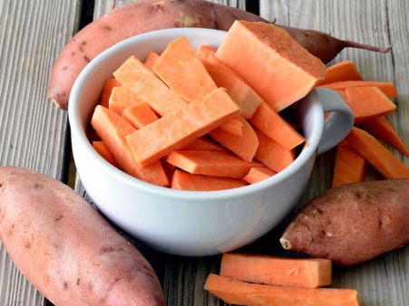 6. Sweet potatoes