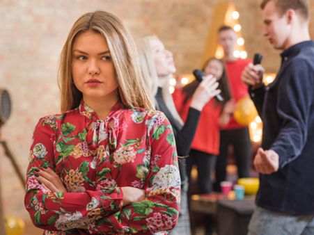 9. You Are Always Jealous Of Women Around Him