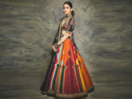 Anushka Sharma In Multi-Hued Lehenga