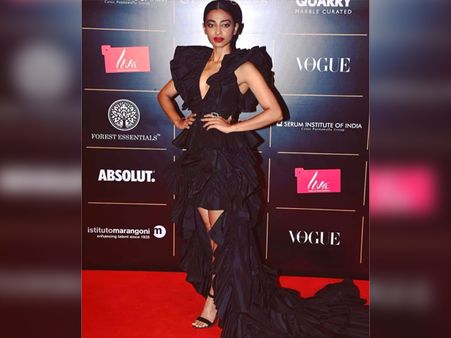 Radhika Apte In A Ruffle Gown