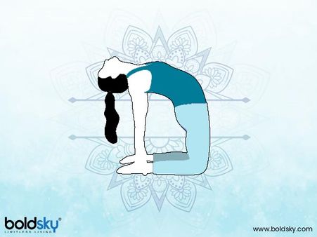 9. Camel pose (Ustrasana) 9. Camel pose (Ustrasana)