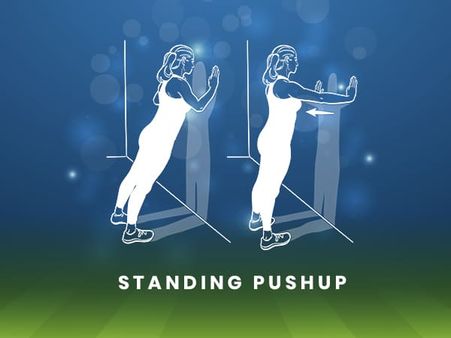 4. Standing Push-ups, While Washing The Plates