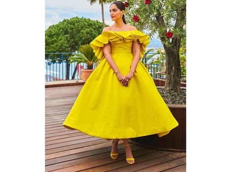 Sonam Kapoor Ahuja In A Dramatic Dress