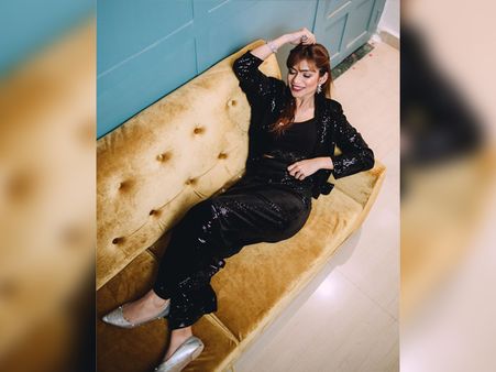 Nagma Mirajkar In An All-Black Attire