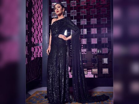 Karisma Kapoor In A Sequin Black Gown