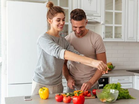 2. Cook And Eat Together